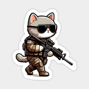 Tactical Cat Magnet