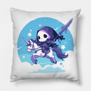 reaper on unicorn Pillow