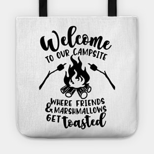 Welcome to our Campsite - Camping Tote