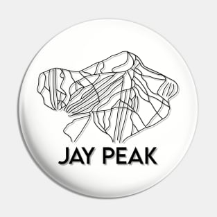 Jay Peak VT Trail Map | Jay Peak Ski Resort Trails Pin