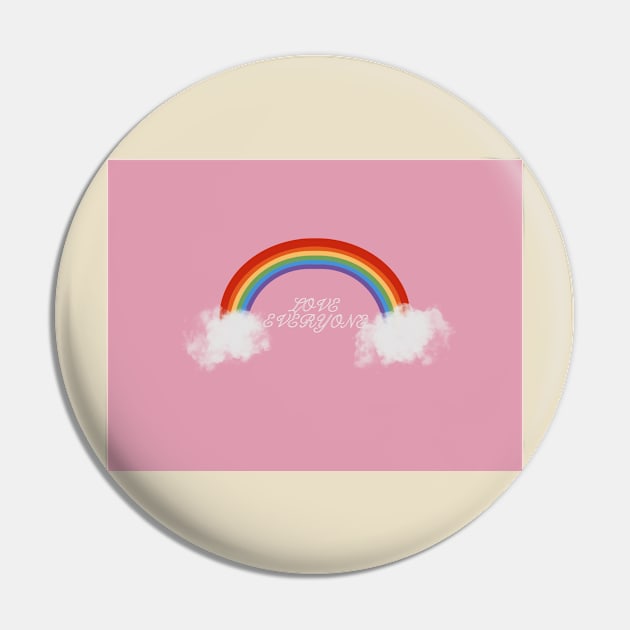 love everyone rainbow Pin by EmikoNamika