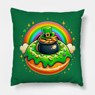 Pot 'O Gold Donut Pillow