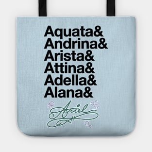 Daughters of Triton (Black) Tote