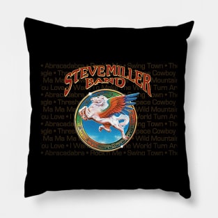 Steve Miller Band logos Pillow