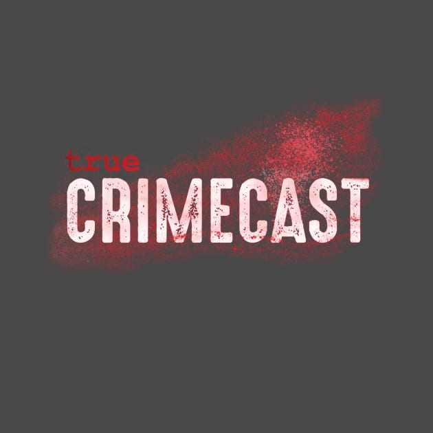 Red and White Logo by True Crimecast