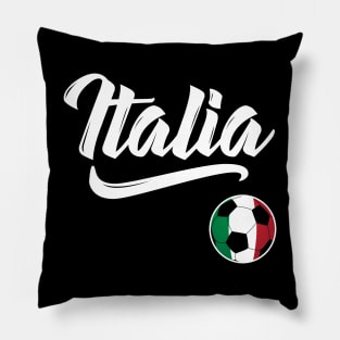 Italia Soccer Ball Italy Flag Italian Football Gift Pillow