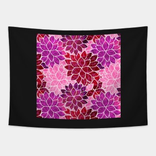 Rose Quartz Flowers Tapestry