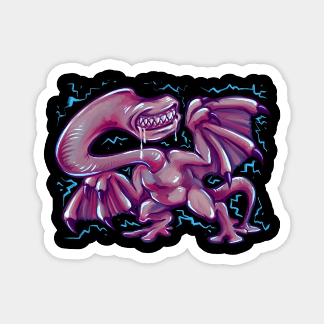 Khezu Magnet by inkscrutable