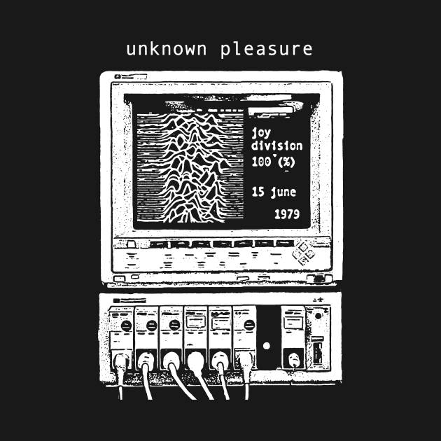 Unknoown Pleasure macine joy division band design by ROCKHOPPER