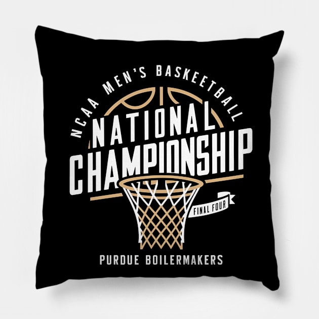 Purdue Boilermakers Final Four 2024 Pillow by YASSIN DESIGNER