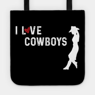 I Love Cowboys Tote