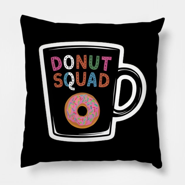 donut squad Pillow by CreationArt8