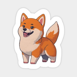 Akita Dog Funny Magnet