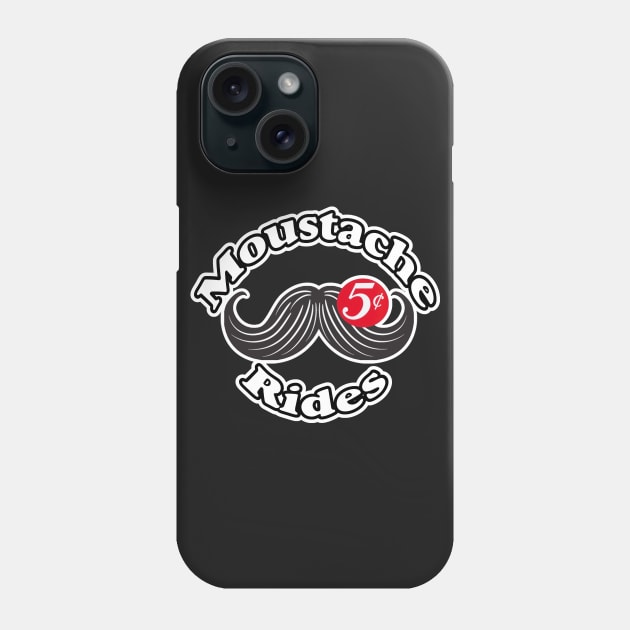 Mustache rides Phone Case by NineBlack