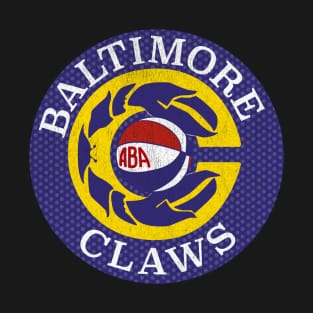 Short-lived Baltimore Claws ABA Basketball T-Shirt