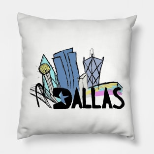 Dallas Skyline Pillow