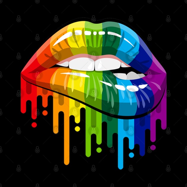 Rainbow Lips by BadDesignCo