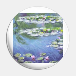 Homage to Monet’s Water Lillies Pin