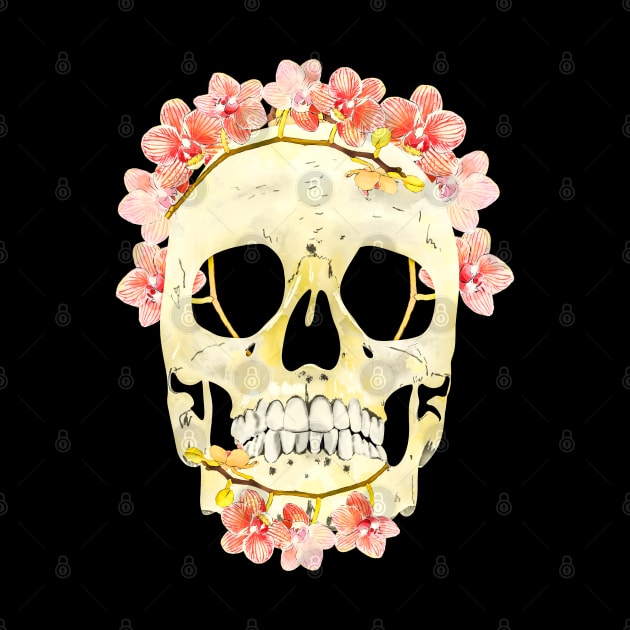 Floral skull by Mimie20