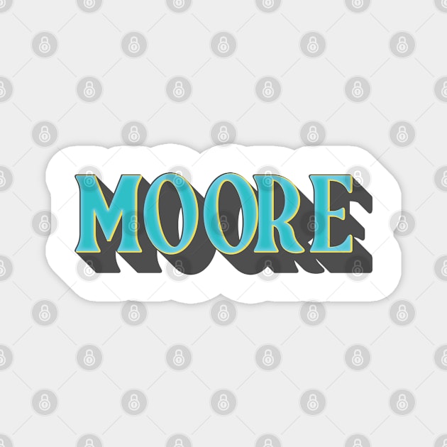 Moore USA Magnet by Frizzybarely