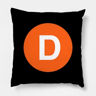 D Train Pillow