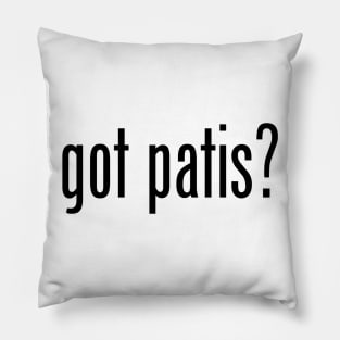 Got Patis? Filipino Food Humor Design by AiReal Apparel Pillow