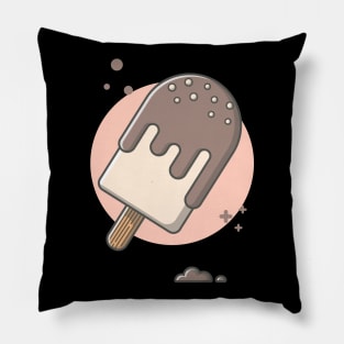 Ice cream mealting cartoon Pillow