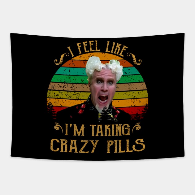 I Feel Like I’m Taking Crazy Pills Zoolander Sunset Tapestry by Loweryo Judew