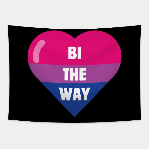 Bi the Way Tapestry by Meow Meow Designs