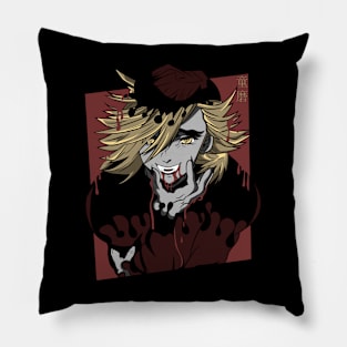 Douma Demon anime fanart Pillow