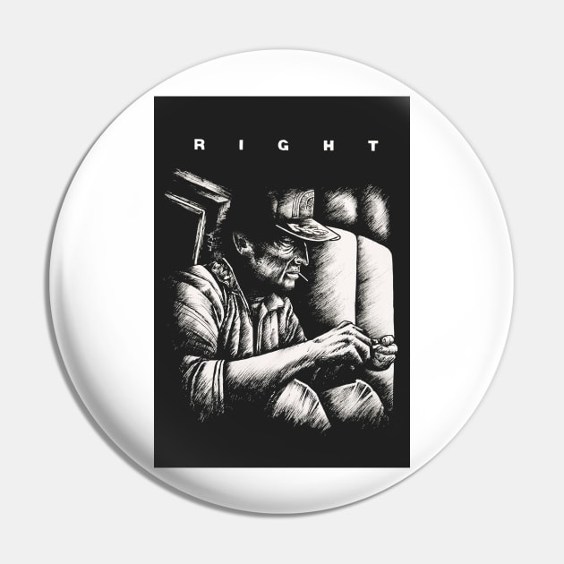 RIGHT said Brett Pin by Studio Yutani