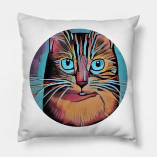 Agreeable mycat, revolution for cats Pillow