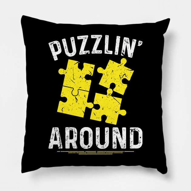 Puzzle Piece Pillow by Humbas Fun Shirts