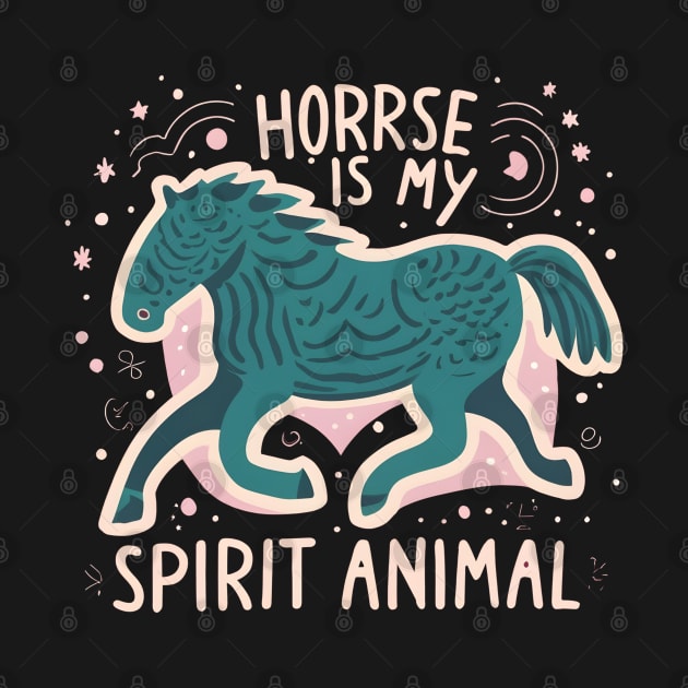 Horse is my spirit animal by NomiCrafts