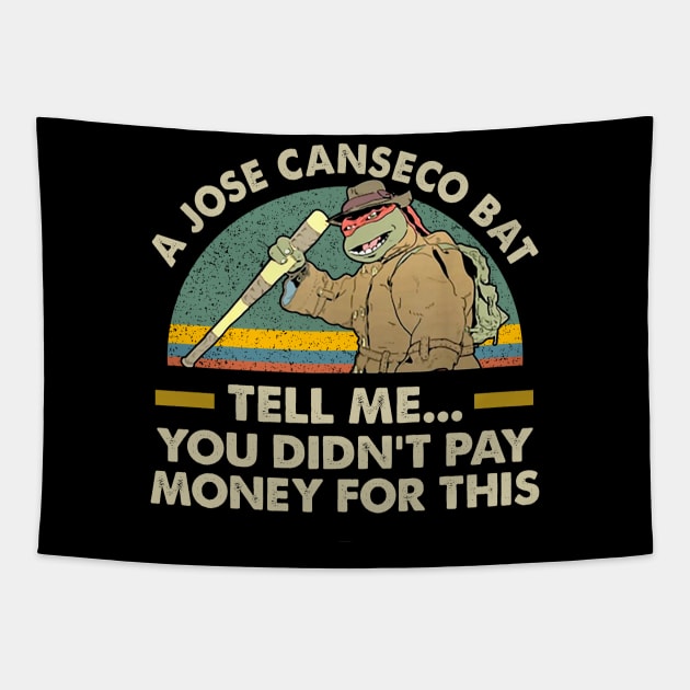 A jose canseco bat tell Me you didn’t pay money for this vintage Tapestry by MonataHedd