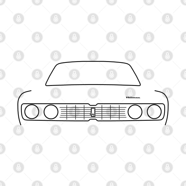 Hillman Avenger outline graphic (black) by soitwouldseem