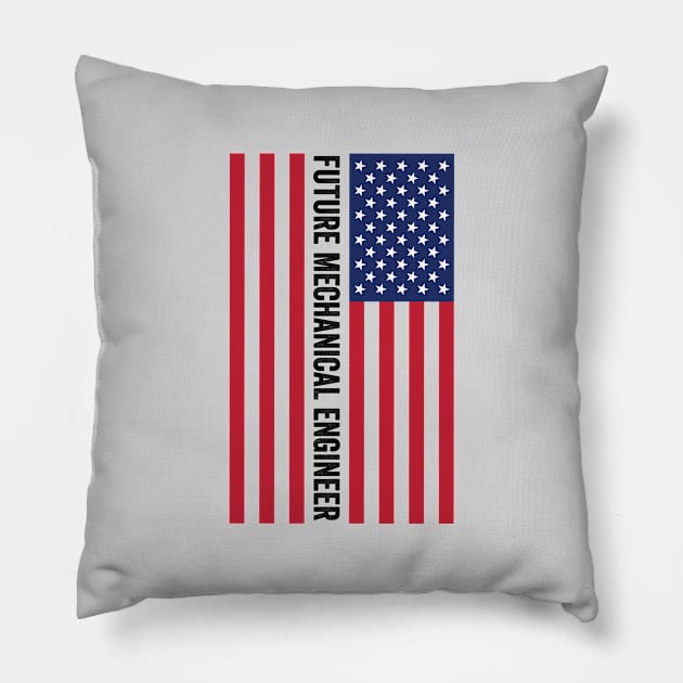 Future Mechanical Engineer Pillow by Saimarts