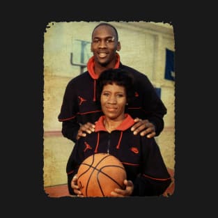 Michael Jordan and His Mum Deloris Jordan T-Shirt