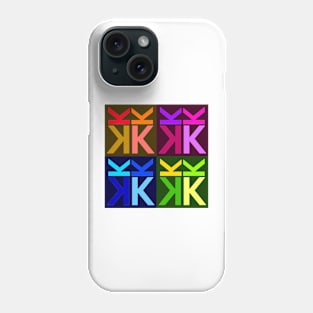 Letter K, the pattern 1 Phone Case