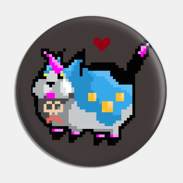 Pixel Meow Wow Dream Drop Distance Pin Teepublic Au