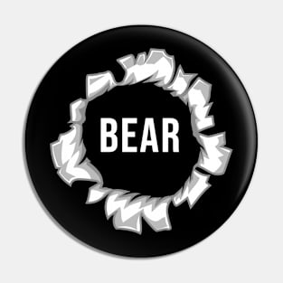 Funny Nickname  Bear Present Pin
