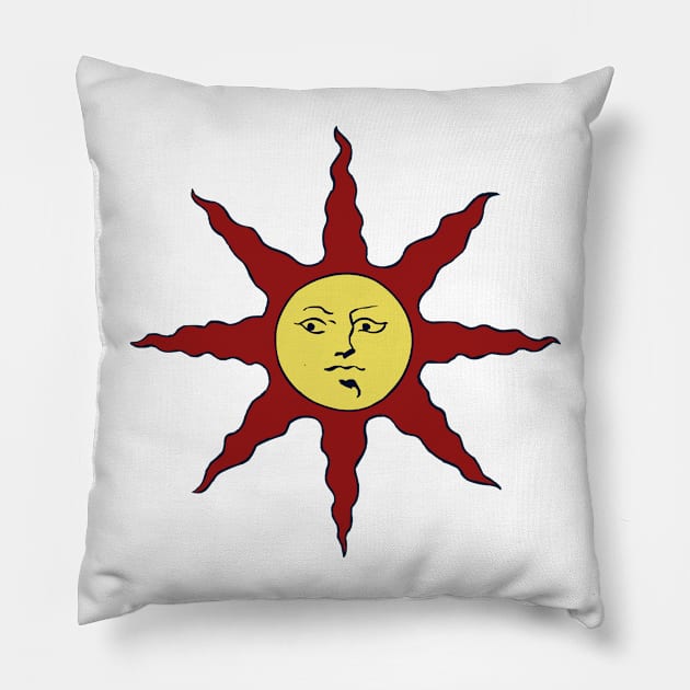 Knight Solaire Dark Souls Warriors of Sunlight Pillow by TKL