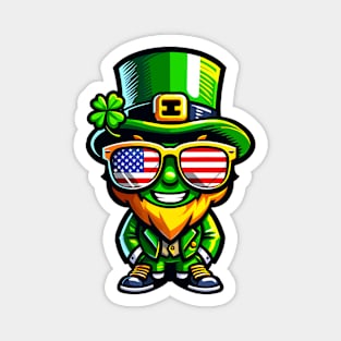 USA Funny St Patricks Day Magnet