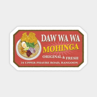 Daw Wa Wa Mohinga (Red Edition) Magnet