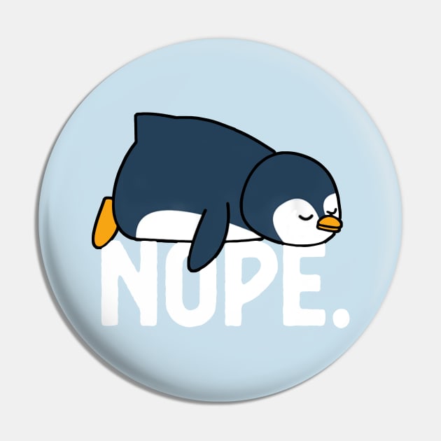 Pinguin Nope Pin by Kocekoceko