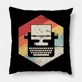 Vintage Typewriter | Funny Novelist Writer Gift Pillow