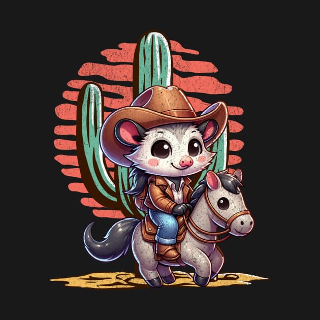 Opossum Cowboy by The Jumping Cart