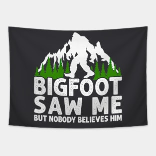 Bigfoot Doesn't Believe Tapestry