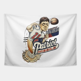 Drew Bledsoe - Patriot Missile - New England Patriots Tapestry