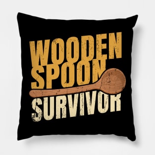 Funny The Wooden Spoon Survivor Pillow